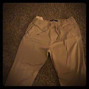 Hollister jogger khaki pants